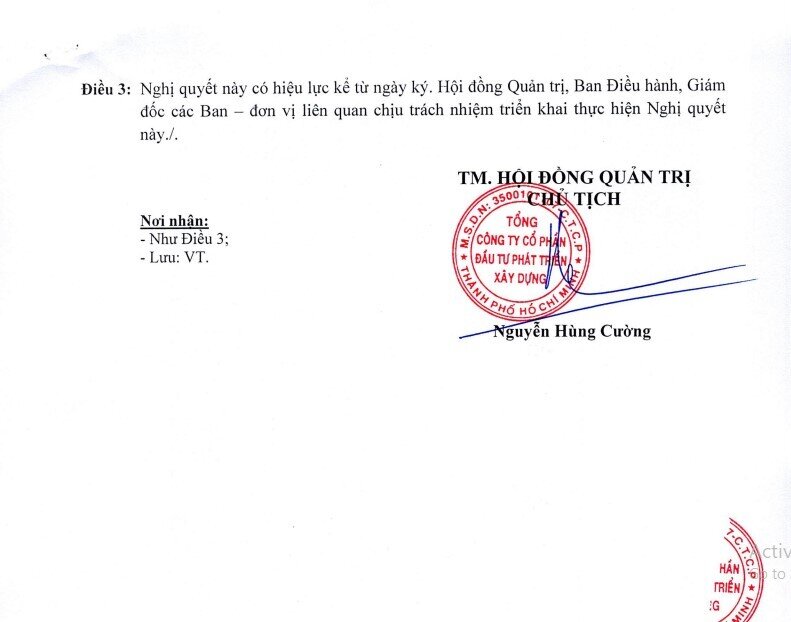 DIC Corp (DIG) lên kế hoạch mua lại tối đa 5% cổ phiếu để giảm vốn điều lệ