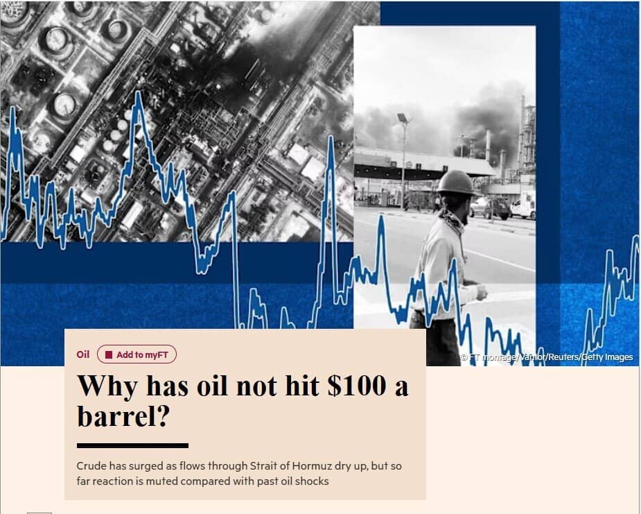 Tại sao giá dầu vẫn chưa đạt 100 USD/thùng?