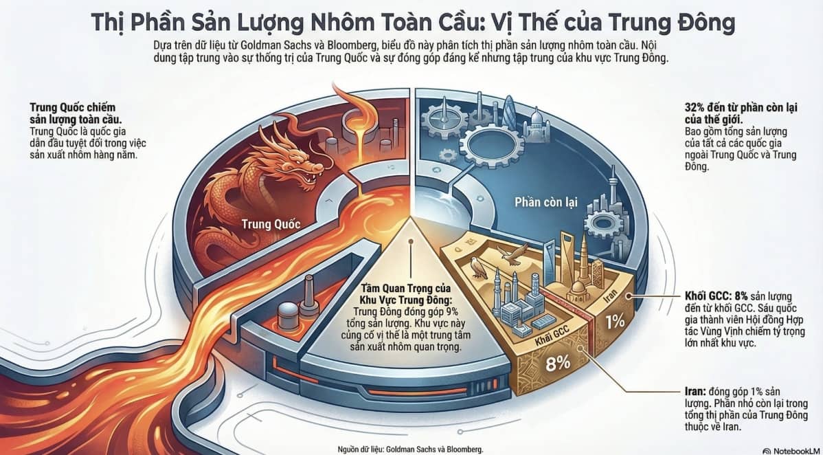 Không phải vàng: Kim loại này tăng sốc 22% giữa lửa đạn Trung Đông