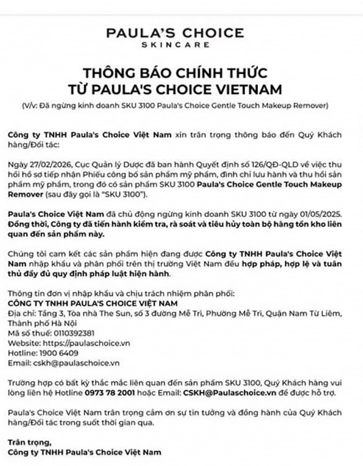 Thu hồi gần 300 mỹ phẩm chứa chất cấm: Sự minh bạch "nửa vời" của các nhãn hàng lớn?