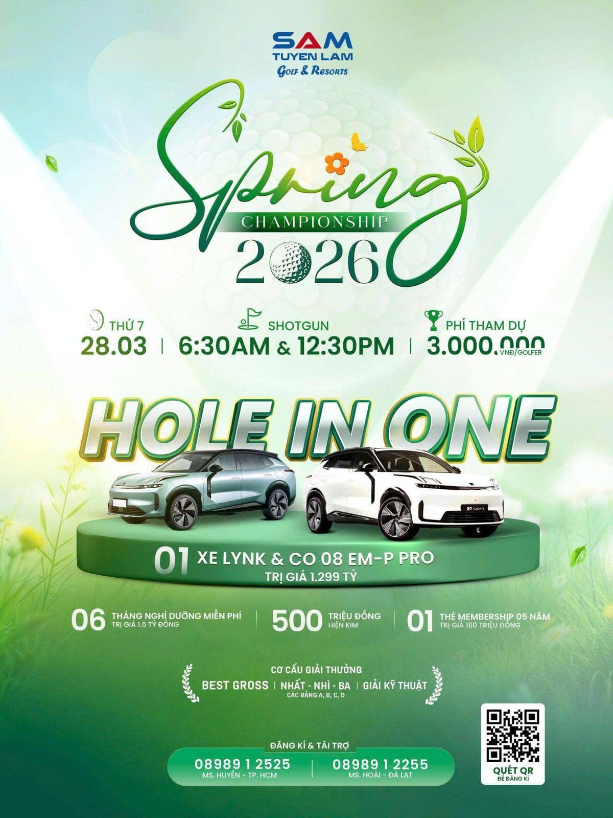 SAM TUYỀN LÂM SPRING CHAMPIONSHIP 2026 “Spring Swing - Khởi Đầu Năm Mới Giữa Thiên Nhiên Tuyền Lâm”