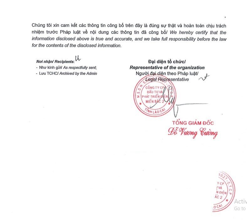 Bắt tạm giam ông Dương Văn Mậu – Thành viên HĐQT, nguyên Chủ tịch HĐQT NEDI2