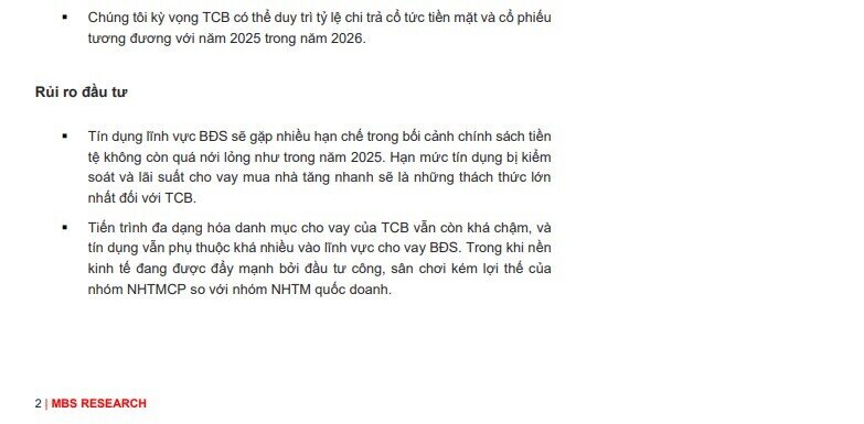 Lãi trước thuế Techcombank vượt 38.000 tỷ đồng trong năm 2026, cổ phiếu dư địa tăng 30%