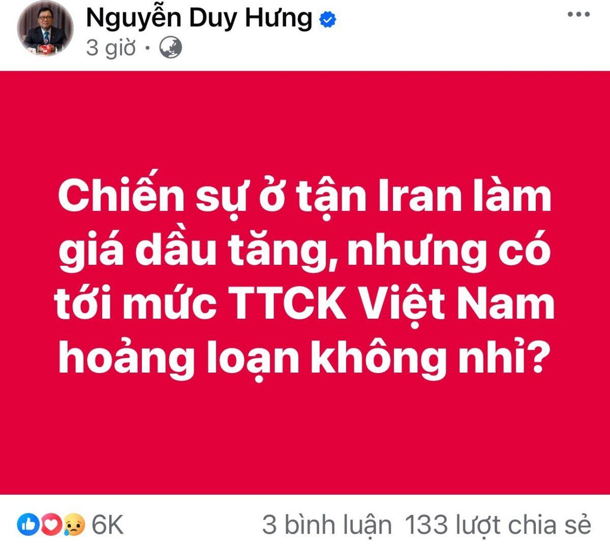 Chuyên gia lý giải việc VN-Index ‘bốc hơi’ hơn 100 điểm