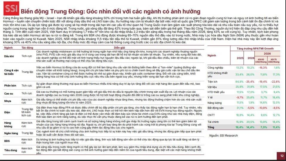 Giữa “bão” bán tháo vì giá dầu, SSI chỉ ra 5 cổ phiếu có thể “vượt sóng” trong tháng 3