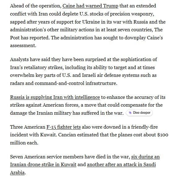 Lầu Năm Góc: Mỹ ‘đốt’ 5,6 tỷ USD vũ khí chỉ trong hai ngày đầu tấn công Iran, hiện phải dùng bom rẻ tiền