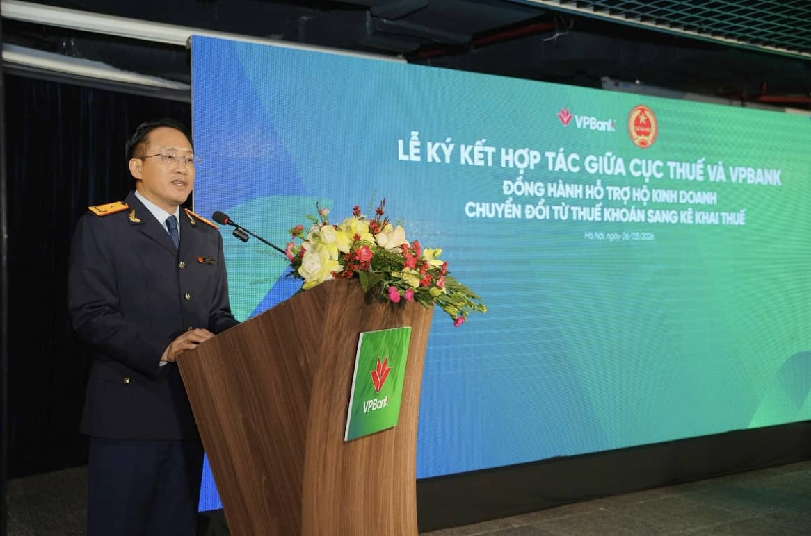 VPBank hợp tác Cục Thuế, hỗ trợ 5,4 triệu hộ kinh doanh bằng giải pháp số “all-in-one”