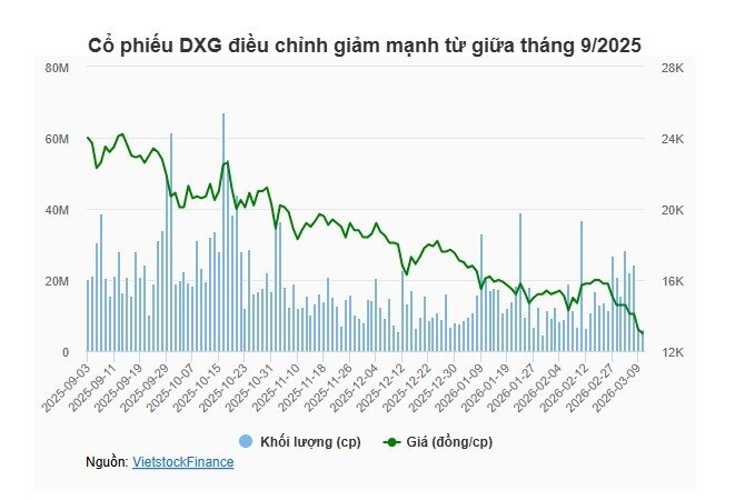 Giá giảm sâu, Dragon Capital gom gần 1.3 triệu cp DXG