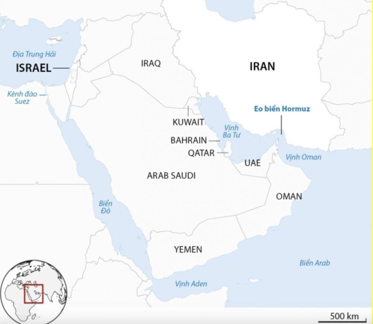 Israel cáo buộc Iran đã phóng hơn 100 tên lửa mang đầu đạn chùm