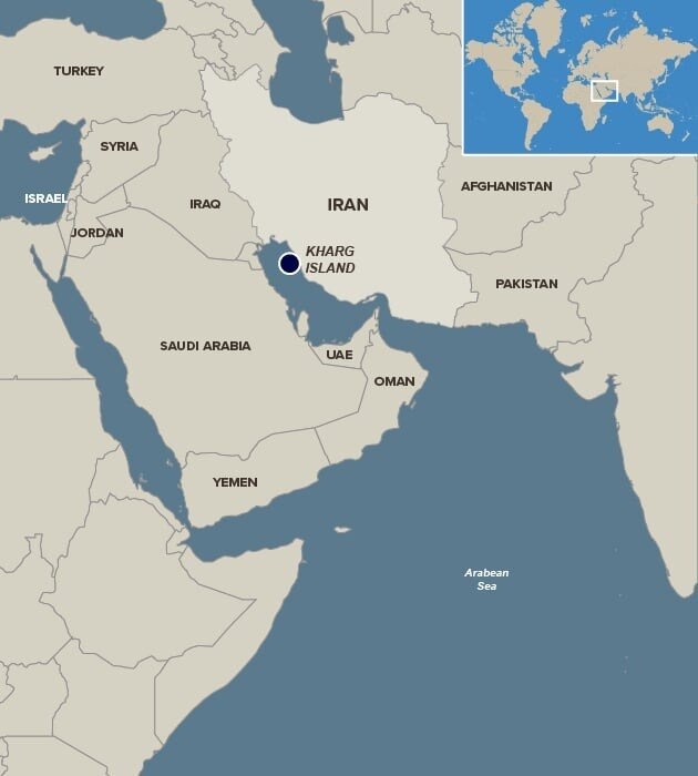 Đảo Kharg: "Gót chân Achilles" của Iran?