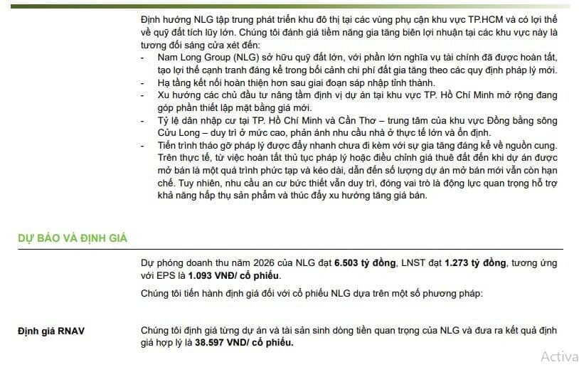 Nam Long bước vào chu kỳ tăng trưởng mới nhờ đô thị vệ tinh, cổ phiếu được kỳ vọng bứt phá 46%