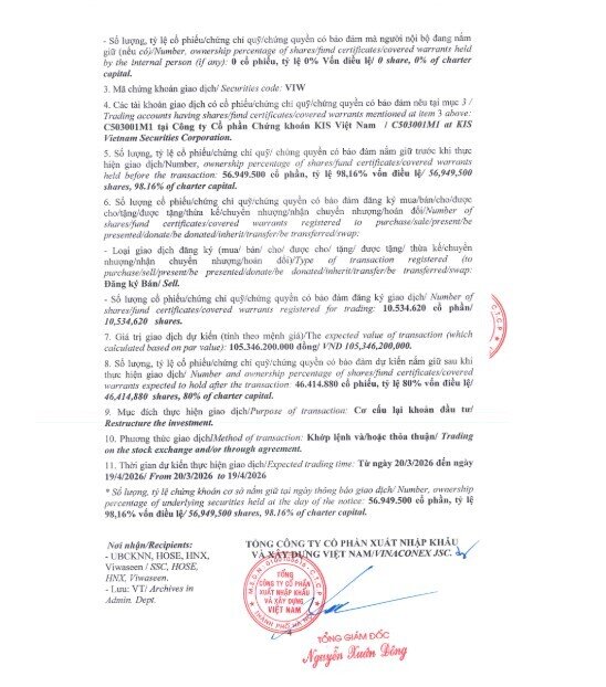 Vinaconex muốn bán một phần VIWASEEN, sau khi ông Tô Dũng làm Chủ tịch HĐQT