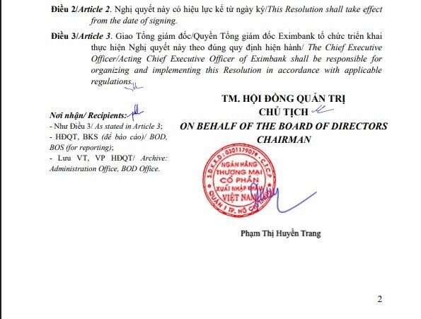 Eximbank (EIB) đặt mục tiêu lợi nhuận tăng 169%, tài sản vượt 300.000 tỷ đồng