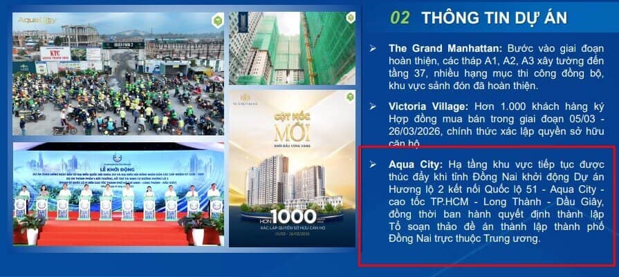 Siêu dự án Aqua City được 'tái sinh', đón hơn 50 đại diện quỹ đầu tư đến tham quan