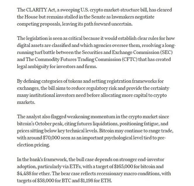 Citigroup hạ dự báo giá Bitcoin