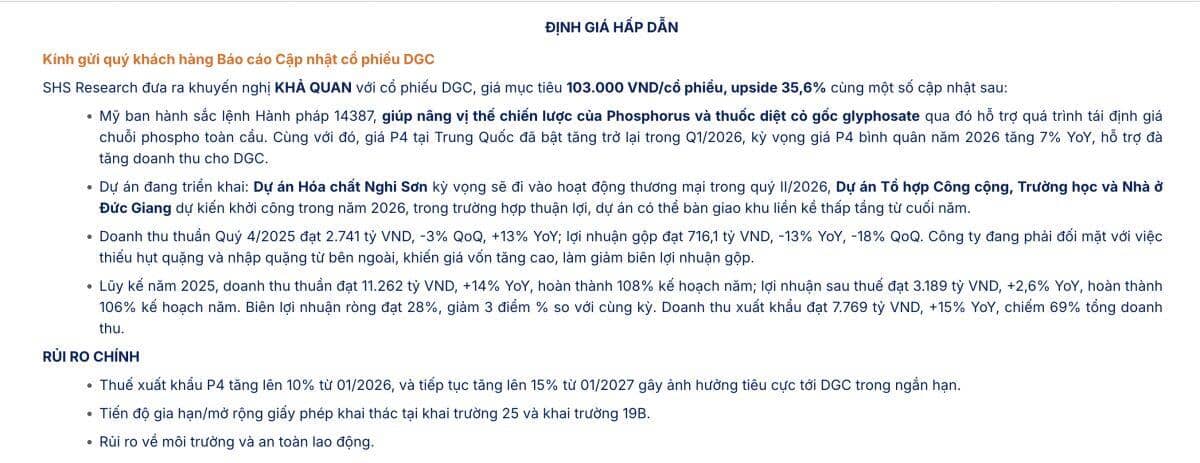 Sốc: Loạt CTCK vẫn “hô mua” DGC ngay trước ngày lãnh đạo bị khởi tố