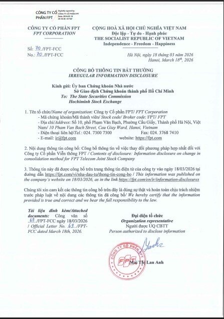 FPT Telecom trở thành công ty liên kết của FPT sau khi về Bộ Công An