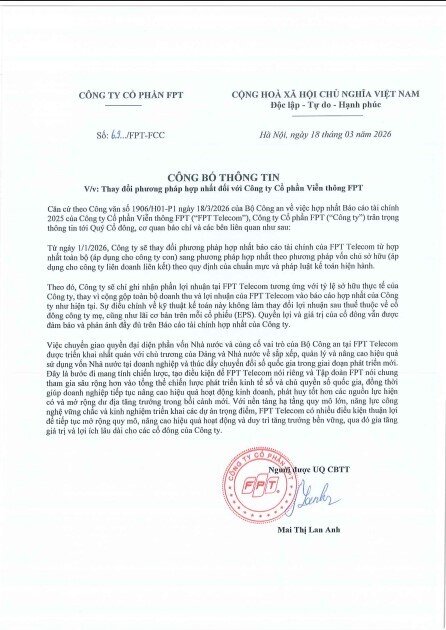 FPT Telecom trở thành công ty liên kết của FPT sau khi về Bộ Công An