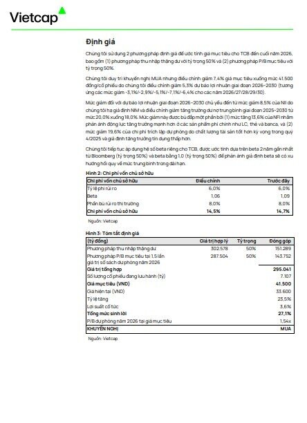 2 mã ngân hàng hé lộ 'câu chuyện tăng trưởng', được khuyến nghị mua với kỳ vọng tăng 36%