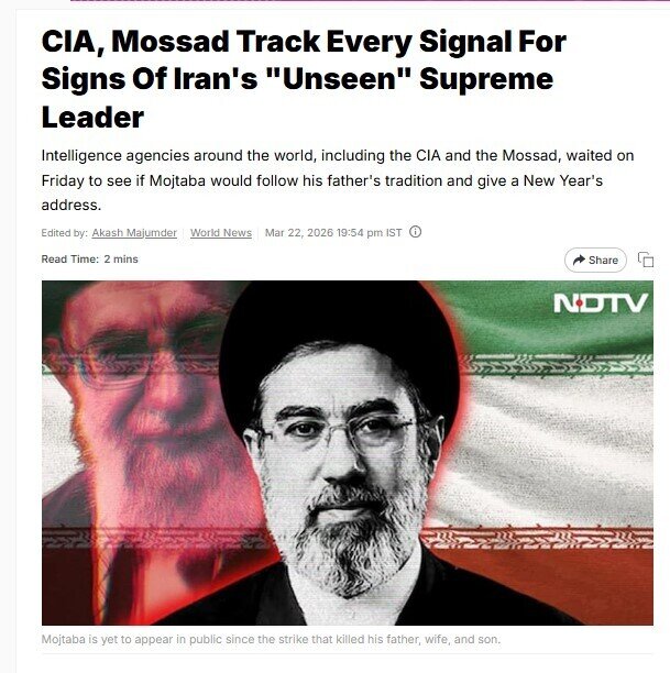Tình báo Mỹ - Israel ráo riết truy dấu tân lãnh tụ tối cao của Iran