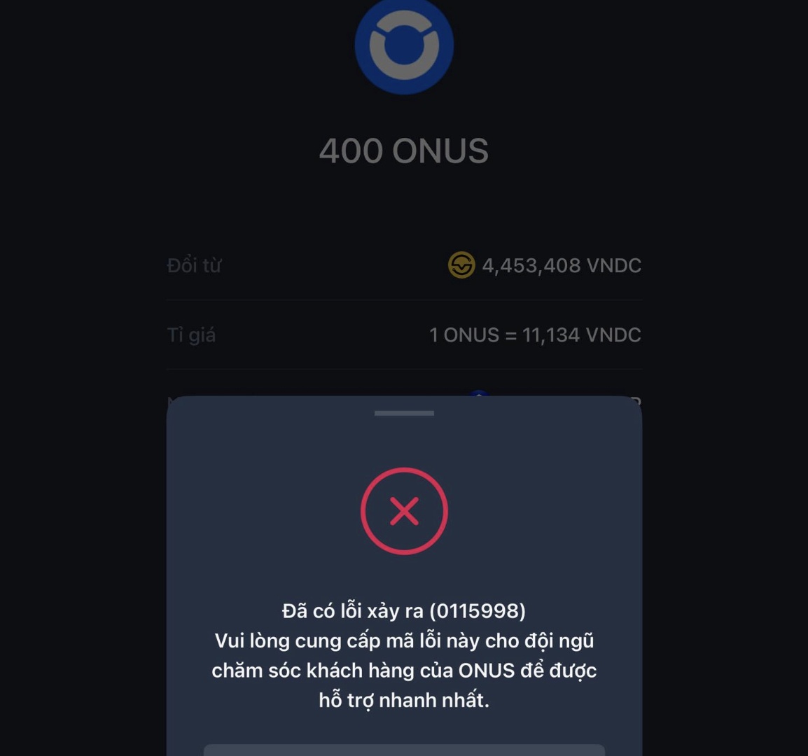 ONUS và HanaGold gặp sự cố, cổ phiếu HVA lập tức giảm sàn