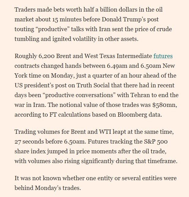 Bí ẩn cú đặt cược 600 triệu USD rằng giá dầu sẽ giảm vài phút trước bài đăng của ông Trump