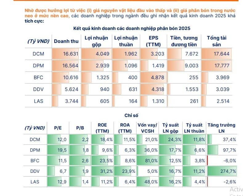 Giá phân bón bùng nổ do xung đột, dòng tiền đổ vào cổ phiếu nào?