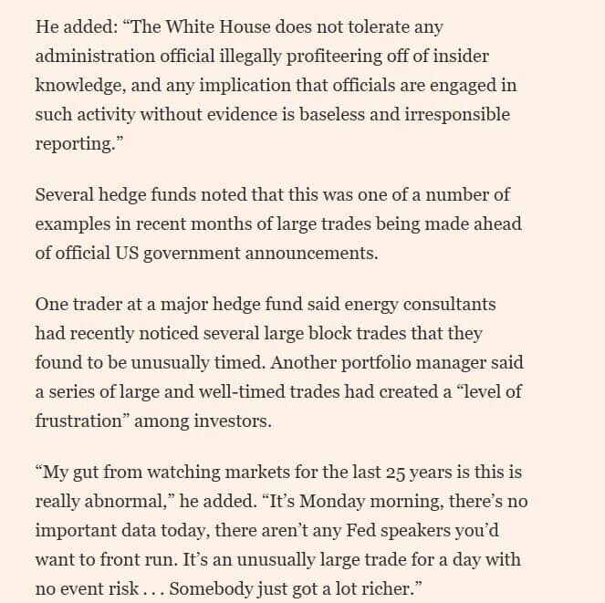 Bí ẩn cú đặt cược 600 triệu USD rằng giá dầu sẽ giảm vài phút trước bài đăng của ông Trump