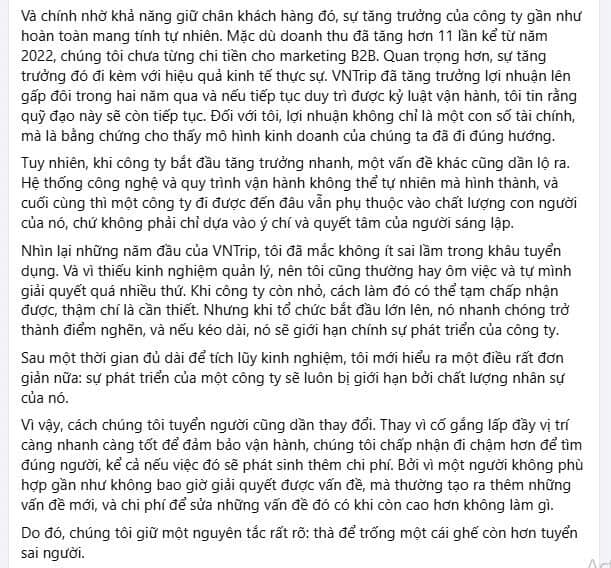 Biến động lớn tại Vntrip: Ông Lê Đắc Lâm rút lui