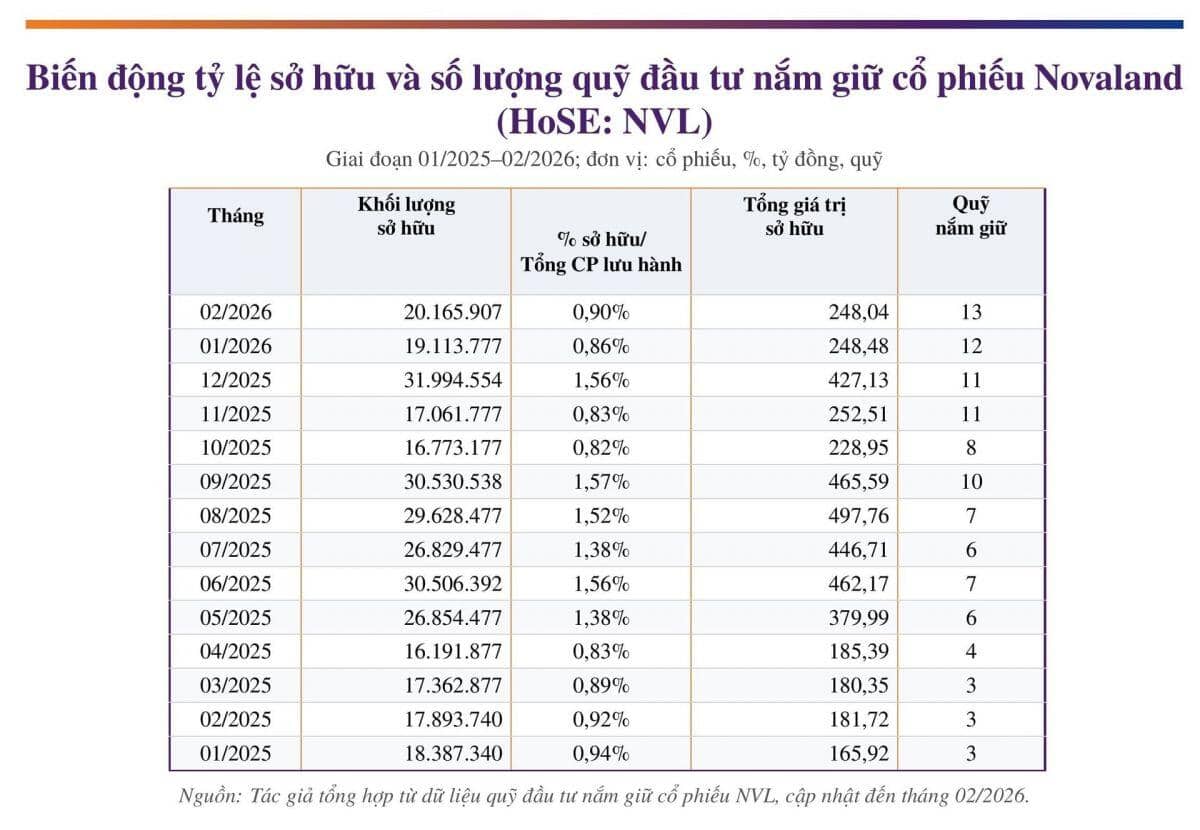 NVL "rẻ như cho" vẫn bị các quỹ ngoảnh mặt