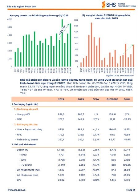 Giá phân bón bùng nổ do xung đột, dòng tiền đổ vào cổ phiếu nào?