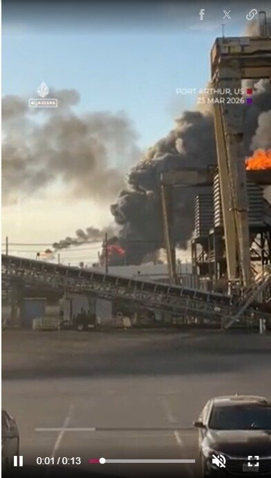 Nổ tại nhà máy lọc dầu ở Mỹ