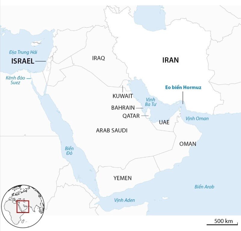 Tàu Thái Lan đi qua eo biển Hormuz an toàn sau cuộc đàm phán với Iran