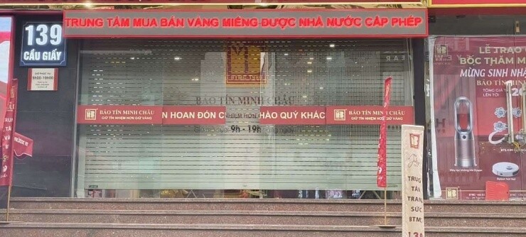 Hé lộ những vấn đề của Bảo Tín Minh Châu khi công an xuất hiện và loạt cửa hàng đột ngột đóng cửa