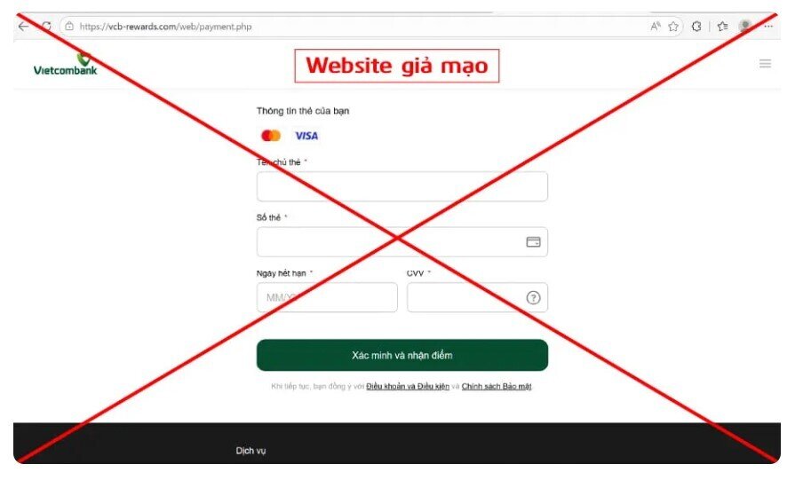 Vietcombank cảnh báo khẩn