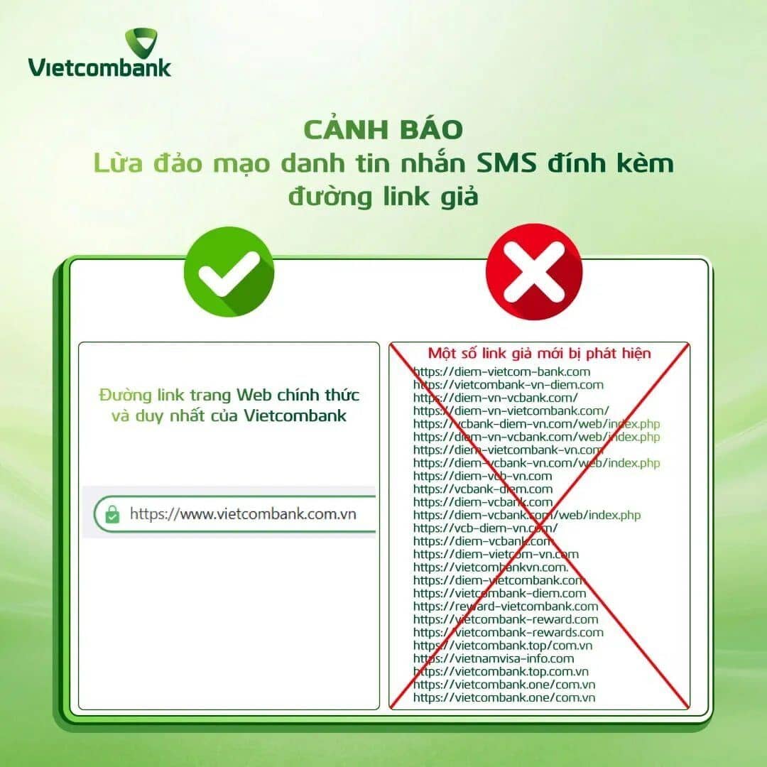 Vietcombank cảnh báo khẩn