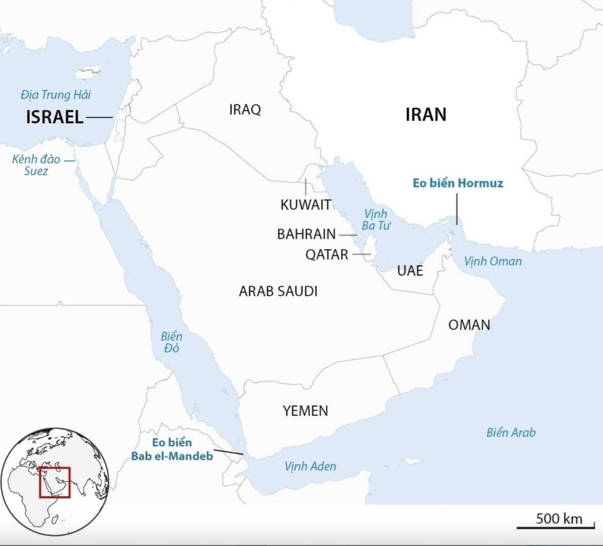 Iran dọa bóp nghẹt biển Đỏ nếu Mỹ đổ quân chiếm đảo