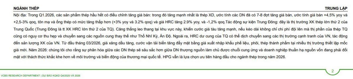 HSG hụt hơi, NKG có thể mất gần hết lợi nhuận trong quý 1/2026