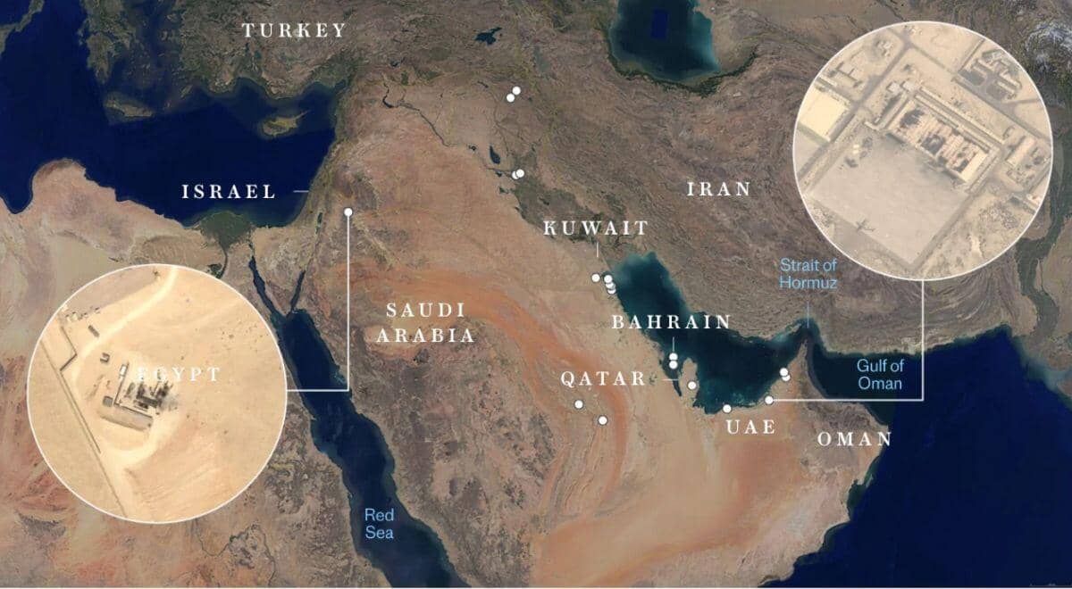 Iran "làm mù" mạng lưới căn cứ Mỹ tại Trung Đông
