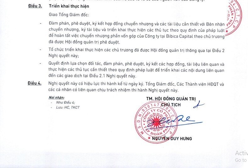 Thoái vốn tại Bibica, ông Nguyễn Duy Hưng thu gần 2.000 tỷ đồng