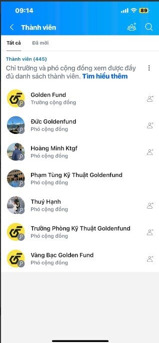 Nền tảng vàng Golden Fund gặp sự cố lớn, người dùng hoang mang