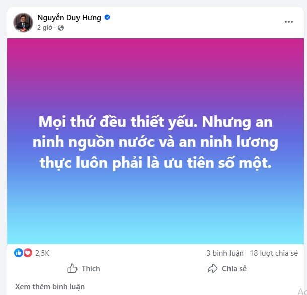 Cổ phiếu PAN bật tăng mạnh, ông Nguyễn Duy Hưng lên tiếng gây chú ý