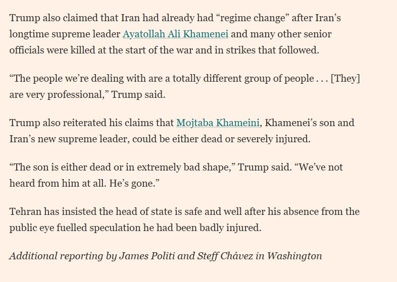Tổng thống Trump: Mỹ muốn có dầu Iran
