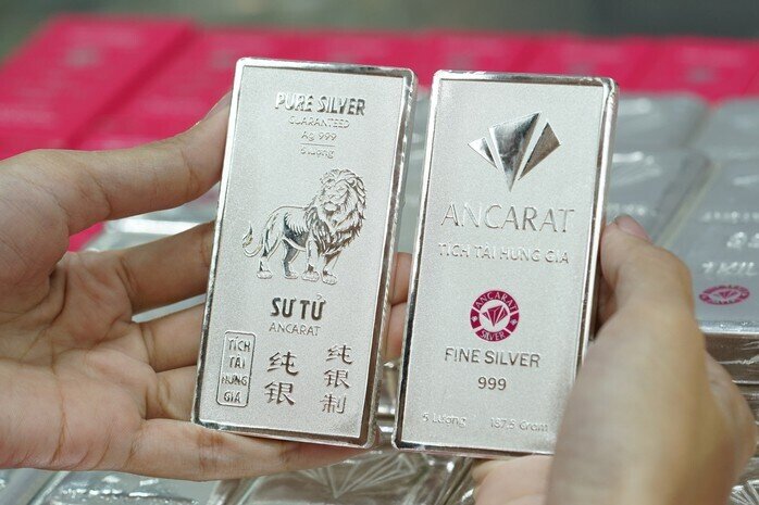 Giá bạc hôm nay 31-3: Bạc Phú Quý, Ancarat, SBJ đồng loạt tăng giá mạnh