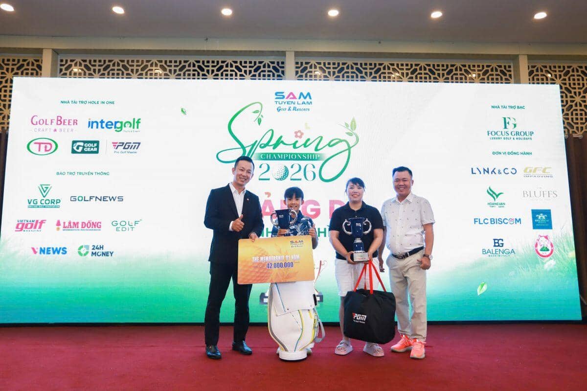 Giải golf SAM Tuyền Lâm Spring Championship 2026: Lan tỏa sức hút du lịch golf & nghỉ dưỡng tại Đà Lạt