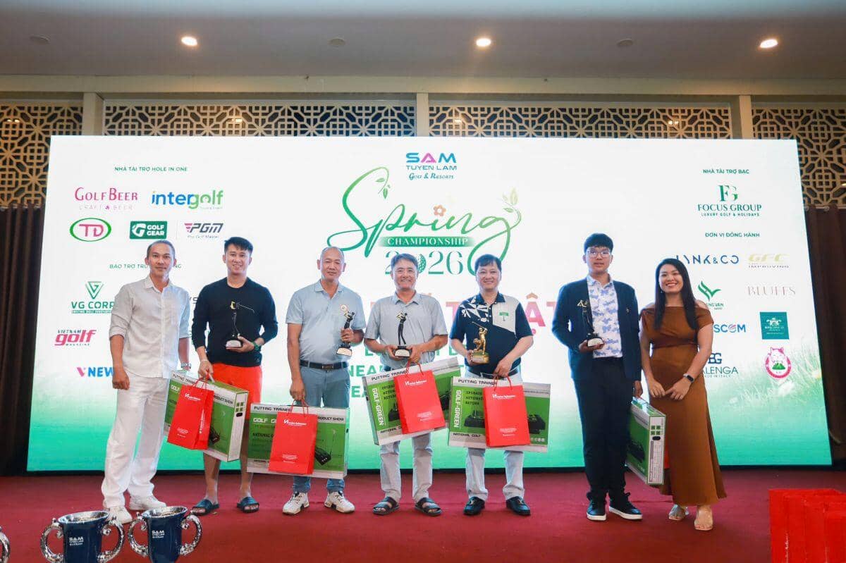 Giải golf SAM Tuyền Lâm Spring Championship 2026: Lan tỏa sức hút du lịch golf & nghỉ dưỡng tại Đà Lạt