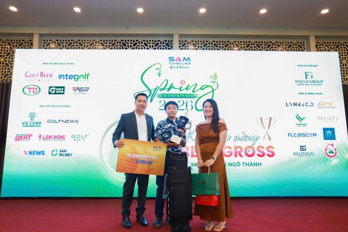 Giải golf SAM Tuyền Lâm Spring Championship 2026: Lan tỏa sức hút du lịch golf & nghỉ dưỡng tại Đà Lạt