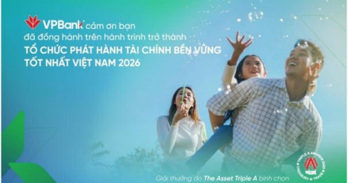 Huy động 2,36 tỷ USD, VPBank được vinh danh Tổ chức phát hành tài chính bền vững tốt nhất Việt Nam