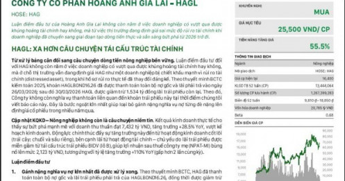 Dự phóng lợi nhuận 2026 gần 4.400 tỷ, P/E chỉ 5,1 lần: Cổ phiếu HAG được nhìn lại câu chuyện định giá