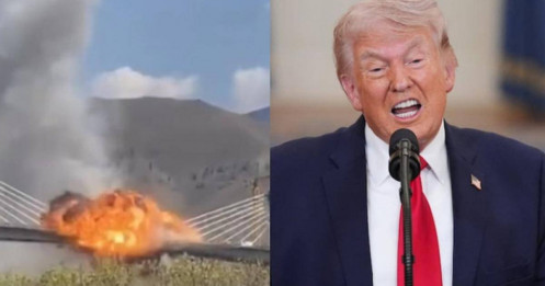 Cầu lớn nhất Iran đổ sập, ông Donald Trump nói “còn nữa”